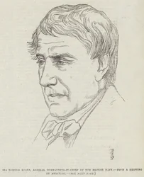 Sir Edmund Lyons, Admiral und Oberbefehlshaber der britischen Marine